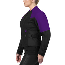 Viking Cycle Freedom Black/Purple Textile Motorcycle Jacket For Women