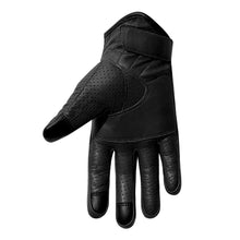 Viking Cycle Perforated Motorcycle Leather Gloves for Men