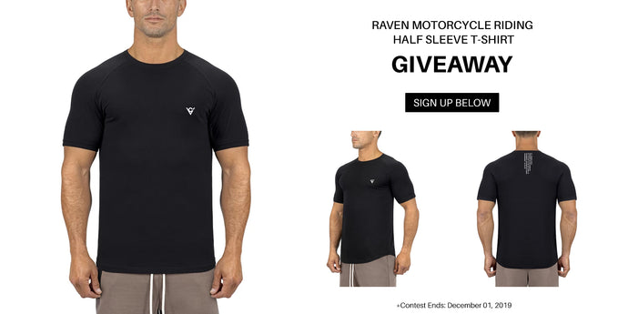 Viking Cycle Raven Motorcycle Riding Half Sleeve T-Shirt Giveaway