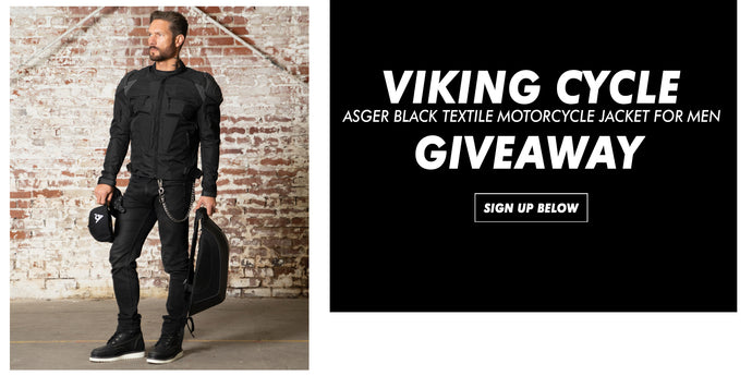 Viking Cycle Asger Black Textile Jacket for Men Giveaway
