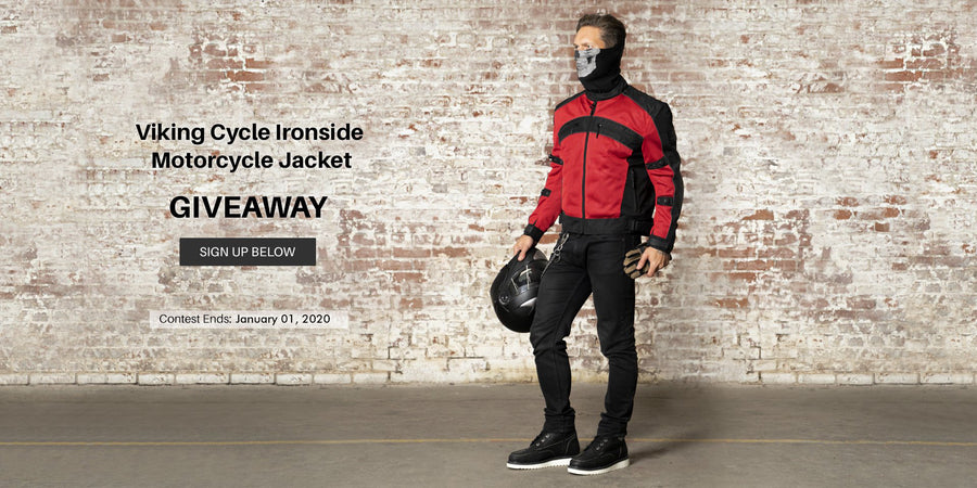 Viking Cycle Ironside Red Textile Jacket Giveaway