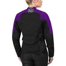 Viking Cycle Freedom Black/Purple Textile Motorcycle Jacket For Women