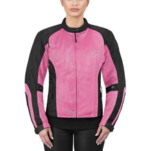 Viking Cycle Warlock Pink Mesh Motorcycle Jacket for Women
