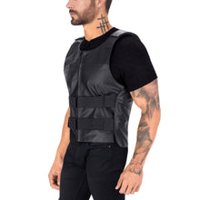 Viking Cycle Revolver Leather Motorcycle Vest for Men