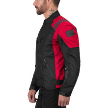 Viking Cycle Ironborn Red Textile Motorcycle Jacket for Men