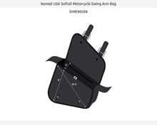 Nomad USA Softail Motorcycle Swing Arm Bag