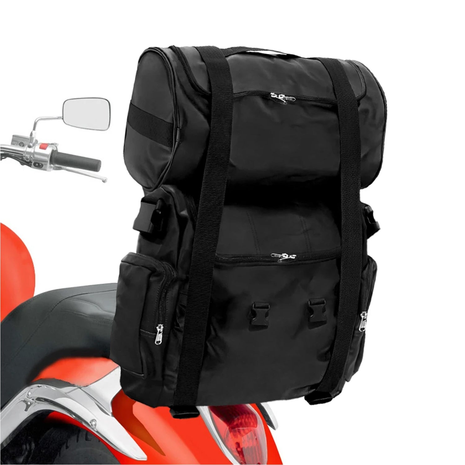 Moto Medium Backpack, Medium Leather Backpack