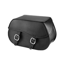 Nomad USA Large Leather Throw-over Motorcycle Saddlebags
