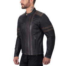 Viking Cycle Britannica Riding Leather Motorcycle Jacket for Men