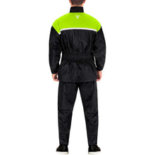 Viking Cycle Two Piece Hi Viz Neon Textile Motorcycle Rain Suit for Men